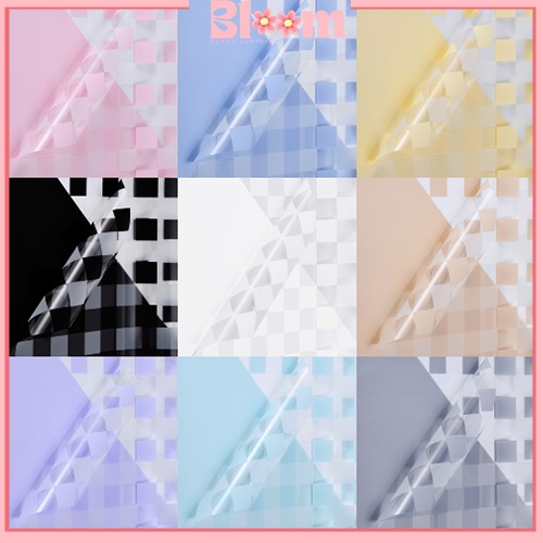 

Kertas Buket Bunga Transparan Frame Kotak Flower Wrapping Paper Cellophane dadu KB6112