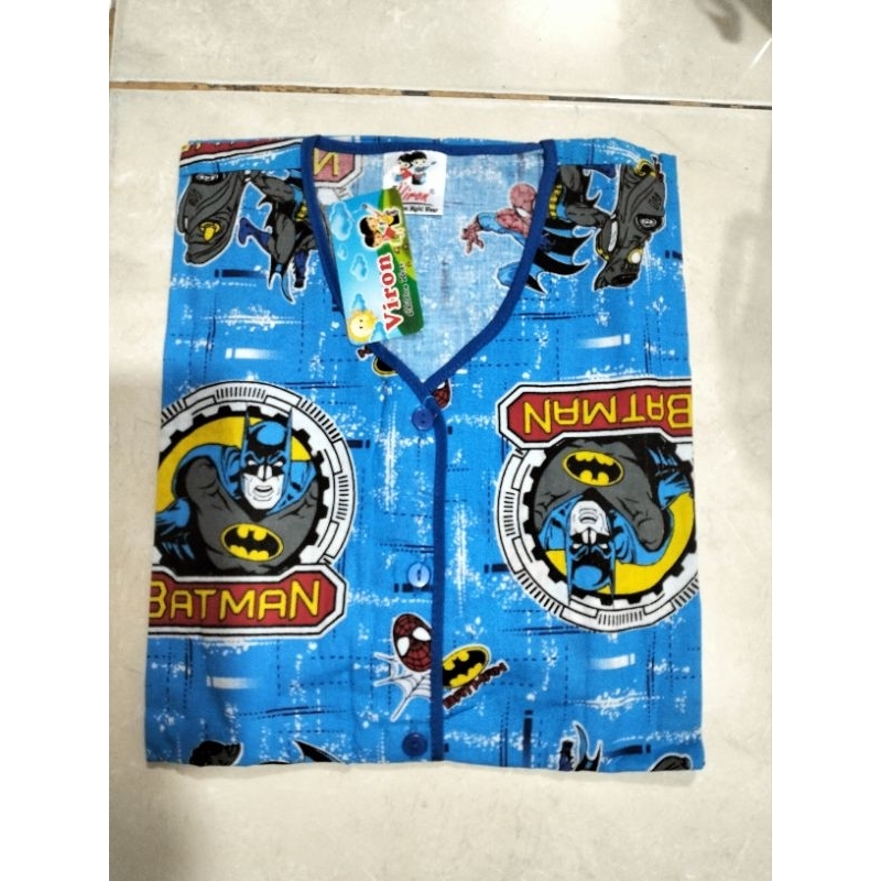 Baju Tidur Anak Viron 1-16 Piyama Anak Katun Premium Adem