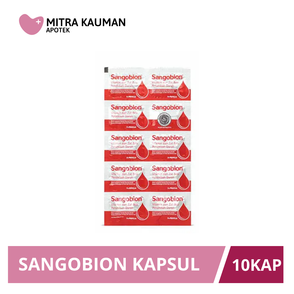 Sangobion 10 Kapsul - Multivitamin & Zat Besi
