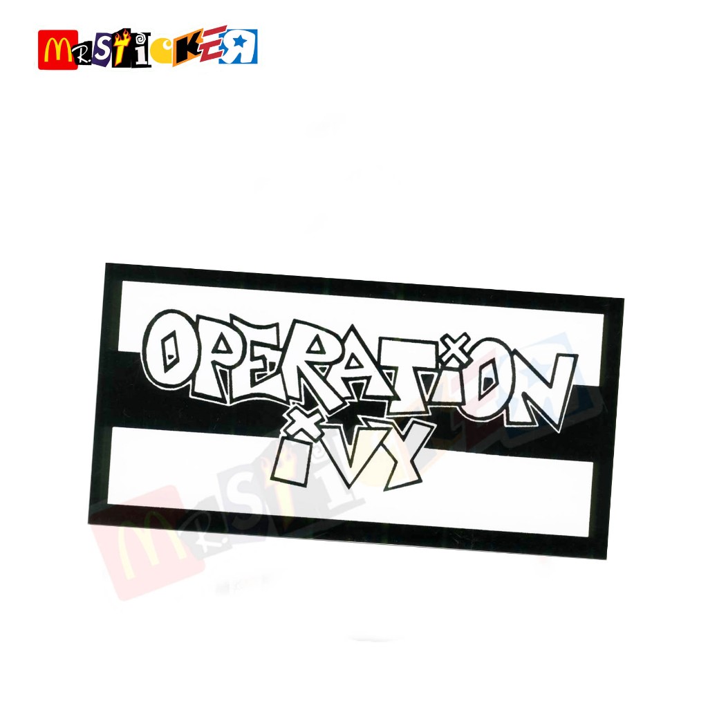 

sticker band Operation Ivy logo stiker ska punk rock