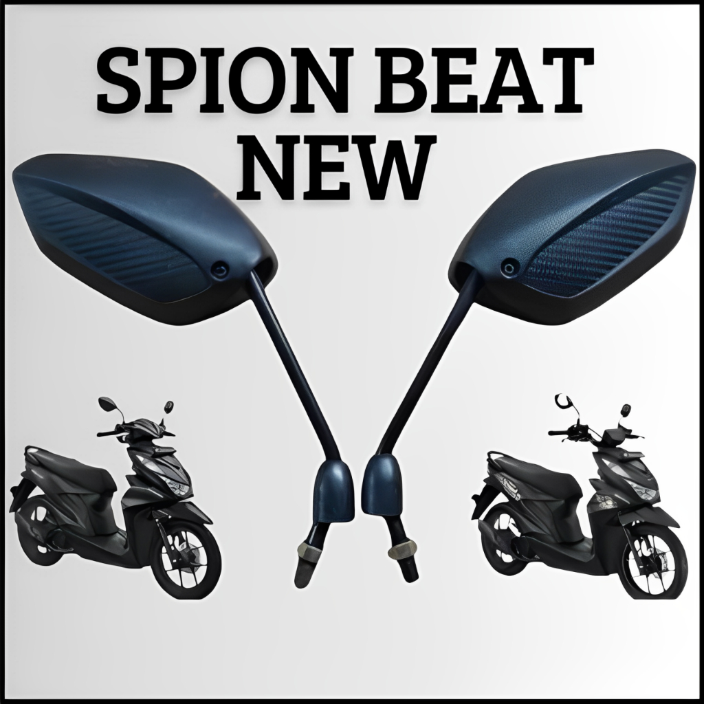 SPION MODEL HONDA BEAT NEW  STANDAR HITAM VARIASI CARBON