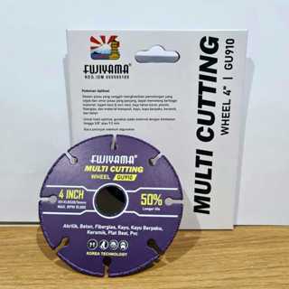 Fujiyama GU910 Multi Cutting Wheel 4" Mata Potong Multifungsi untuk Kayu, Plastik, dan Logam