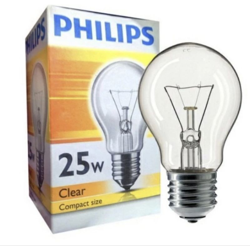 Lampu Philips Standart 25 Watt | Lampu Pijar Philips 25w - Philips Lampu Pijar 25w