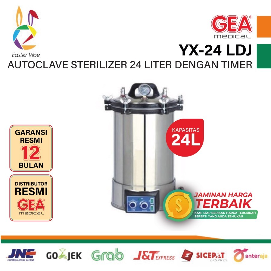 GEA YX24 LDJ YX 24 LDJ AUTOCLAVE ALAT STERILIZER DENGAN TIMER