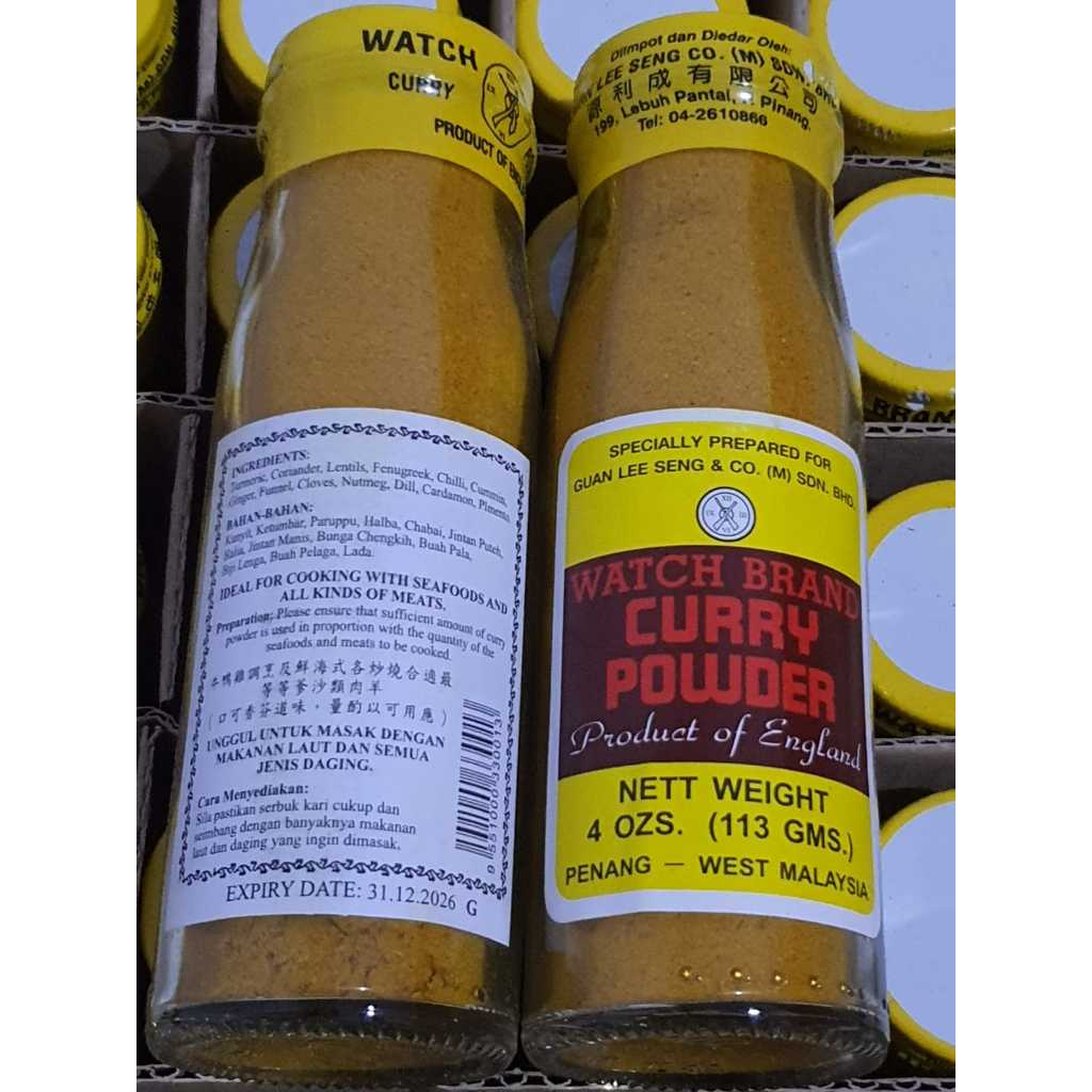 

Curry Powder Watch Brand Bumbu Bubuk Kari 400Gr Vege Penang /Kinghun King hun Untuk Masak Segala Jenis Makanan Exp Date 31 DESEMBER 2027 Bubuk Kari Malaysia Bumbu kari Malay