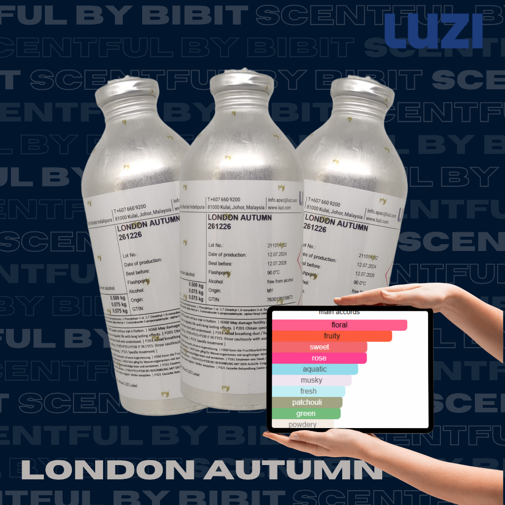 Bahan parfum/Bibit parfum LONDON AUTUMN by Luzi Repack murni 100%