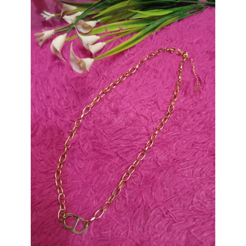 kalung emas titanium cd