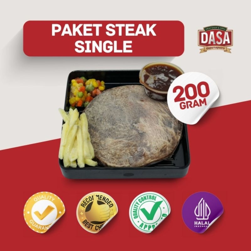 

paket steak ribeye single 200gr siap masak