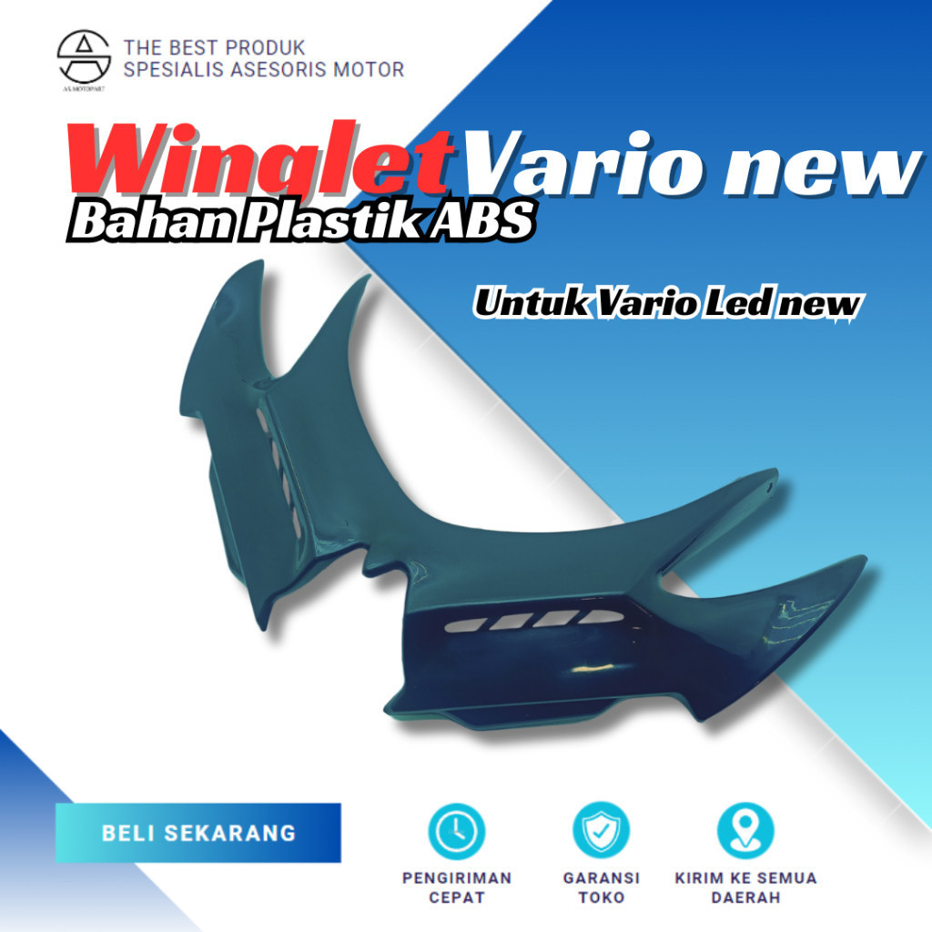 WINGLET VARIO WINGLE DEPAN VARIO ABS WINGLET VARIO 125/150 WINGLET VARIO PLASTIK WINGLET VARIO 125 W