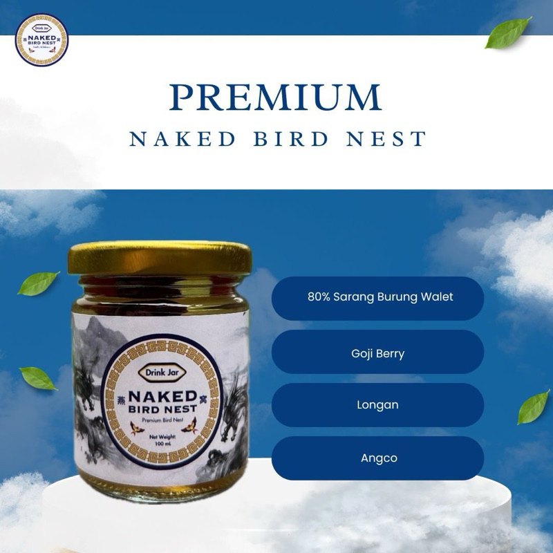 

Premium Bird’s Nest – Sarang Burung Walet Asli dengan Angco, Goji Berry, Longan – Tanpa Pengawet (80% birdnest)