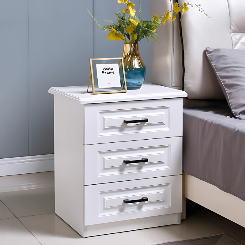 Nakas Laci Samping Tempat Tidur Rak Sisi Ranjang Nakas Meja Kamar Tidur Nakas Aesthetic 3 Laci