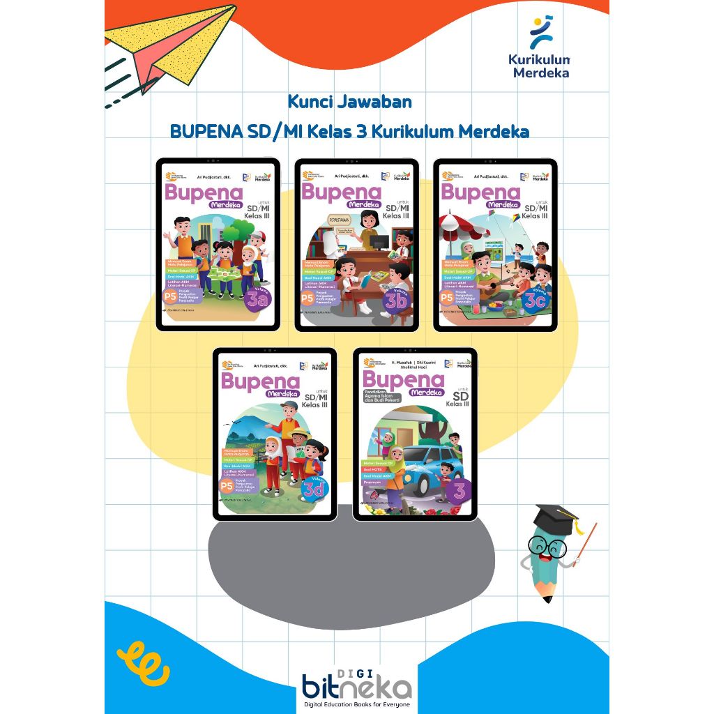 Kunci Jawaban Buku BUPENA SD/MI Kelas 3 Kurikulum Merdeka-Erlangga