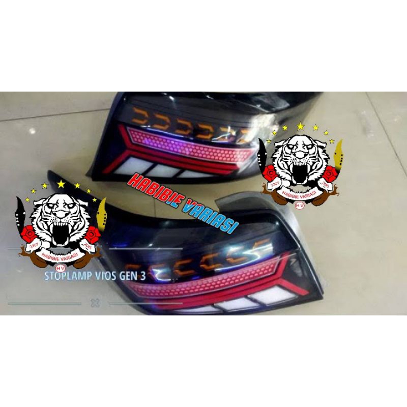 Custom Stoplamp Vios Gen 3.Stoplamp Vios Gen 3 Sonar Clear Led