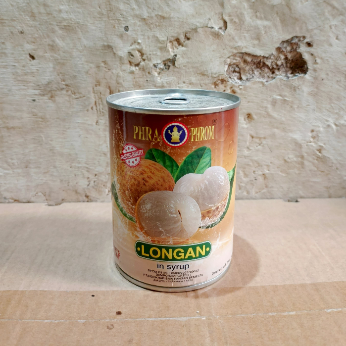 

PHRA PHROM LONGAN IN SYRUP (BUAH KELENGKENG DALAM SIRUP) /BUAH KALENG / KELENGKENG KALENG