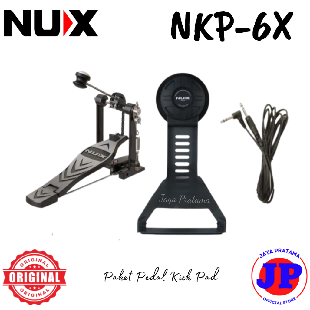 Nux NKP6X Kickpad Drum Nux Paket Pedal Kick Pad Original Nux NKP-6X