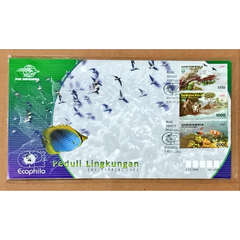 

PRANGKO INDONESIA 2000 SHP PEDULI LINGKUNGAN MINT.