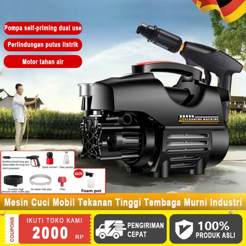 Alat steam cuci motor & mobil Jet Cleaner mesin cuci mobil tekanan tinggi High Pressure Washer Alat 