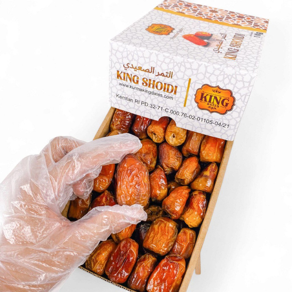 

King Dates Shoidi Premium Kurma Ruthob Mesir 1KG High Quality