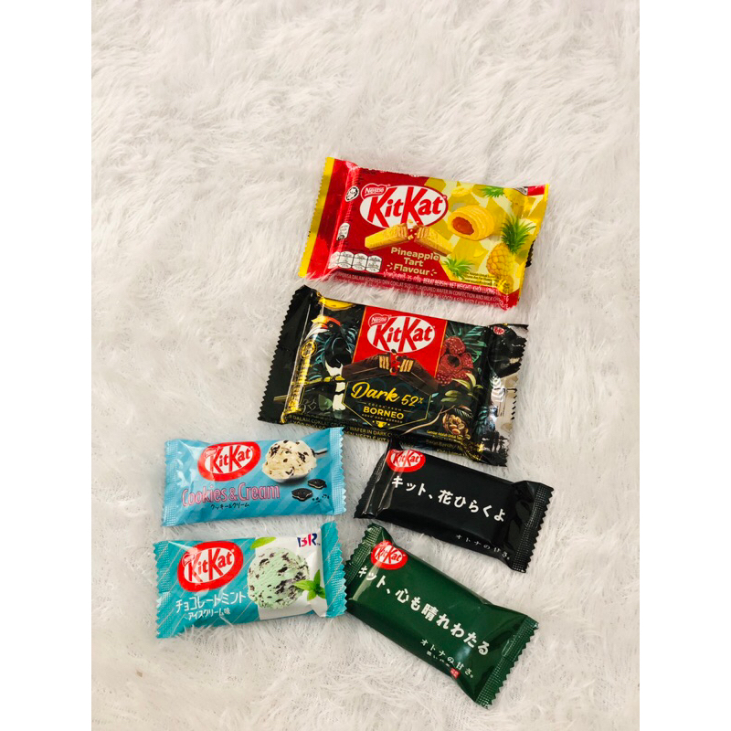 

[READY STOCK] Kitkat Coklat Wafer Kitkat Bites, Kitkat Nastar, Kitkat Borneo, Kitkat Mini Peppermint, Kitkat Mini Cookies & Cream, Kitkat Mini Dark Chocolate, Kitkat Mini Matcha