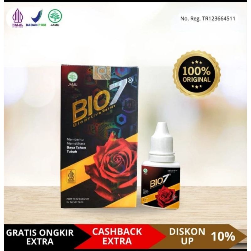 

Bio7 Jamu Tetes Obat Hipertensi Diabetes Asam Urat Kolesterol Kencing Manis Gula Darah Tinggi Jantung Stroke