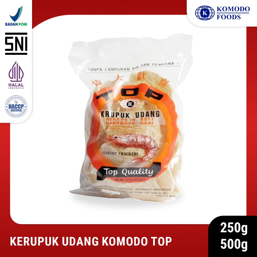 

Kerupuk Udang Komodo Foods Top krupuk tradisional Shrimp/Prawn Crackers