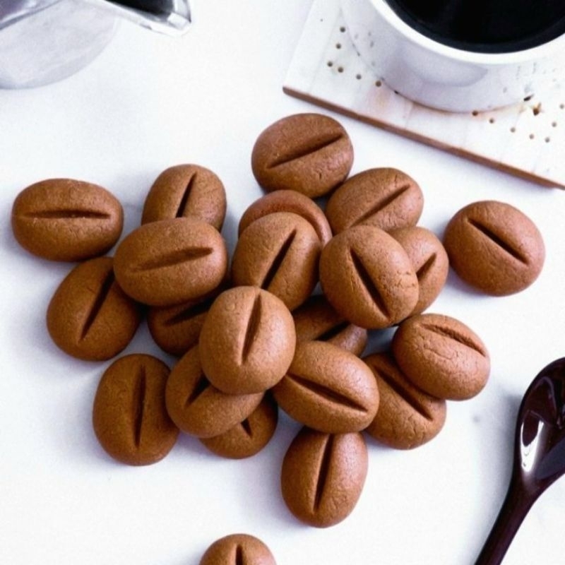 

KUE KERING - BIJI KOPI - TOPLES MIKA UKIRAN 250 gr - HALAL,MURAH,ENAK