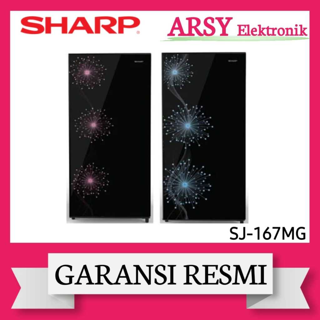 KULKAS SHARP 1PINTU SJ-X167MG/SHARP KULKAS 1PINTU SJ-X167MG GARANSI RESMI
