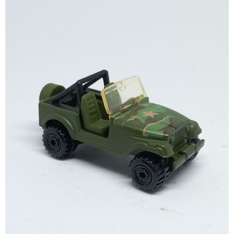 hot wheels jeep cj7 cj-7 green army loose diecast