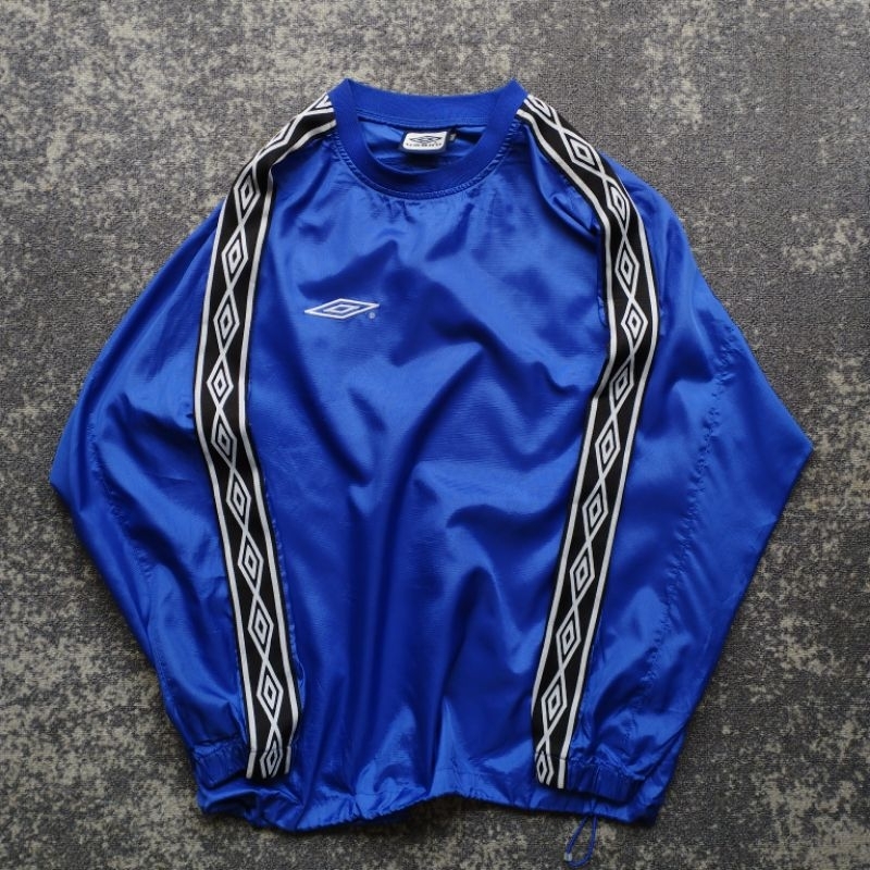 vintage pullover windbreaker umbro fulltaped