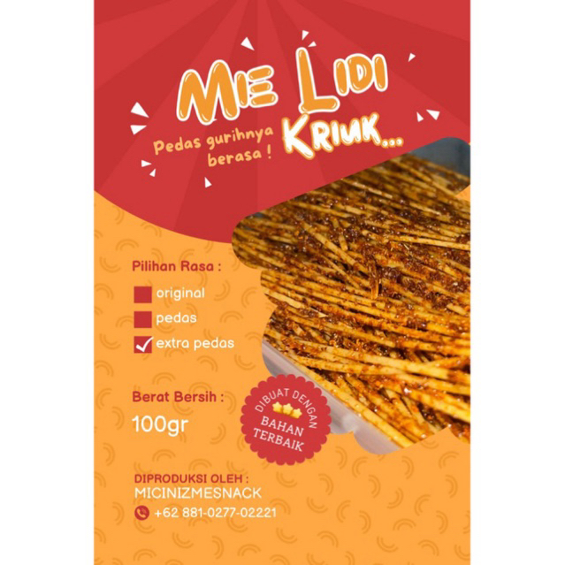 

Mie Lidi Pedas Gurih Bikin Nagih Tidak Menusuk Saat di Makan