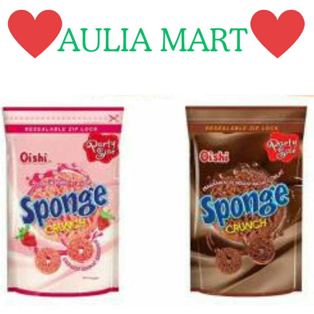 

OISHI Sponge Crunch 110gr - Coklat/ Strawberry