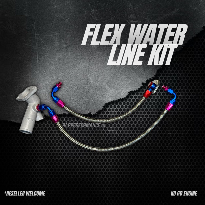 WATER LINE FLEX JALUR AIR TURBO FLEX IHI RHF INNOVA FORTUNER PAJERO