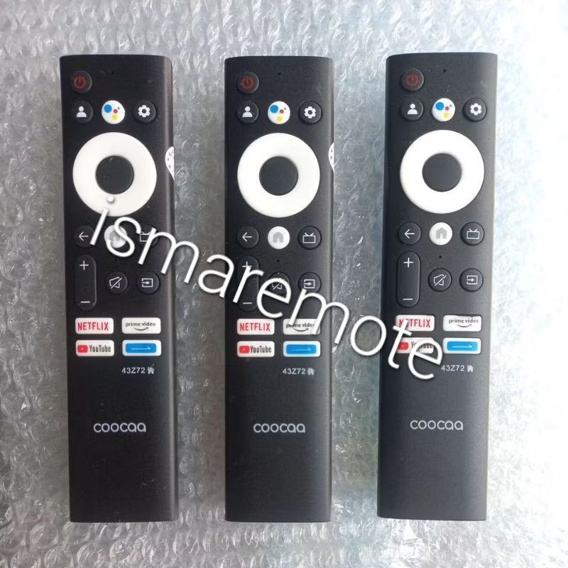 REMOT REMOT TV COOCAA SMART ANDROID TV 32Z72 32S3G 40S3G 43S3G 32S7G 40S7G