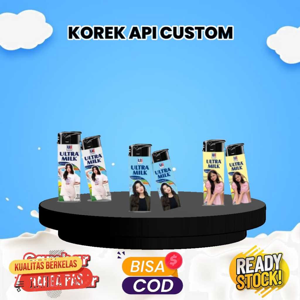 Korek Custom (COD) Bebas Gambar, Tidak Ada Minimal Order, Korek api custom / Korek api