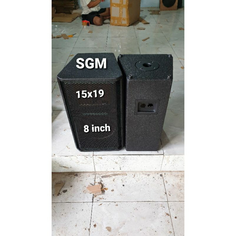 Box speaker 8 inch sepasang