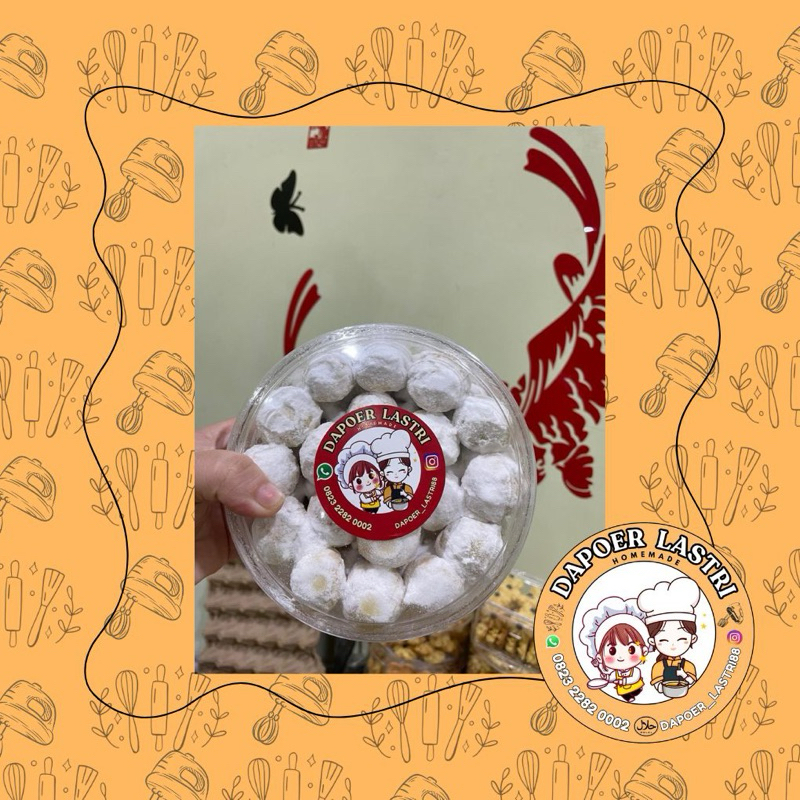 

Kue Kering Salju Enak berat 500gram