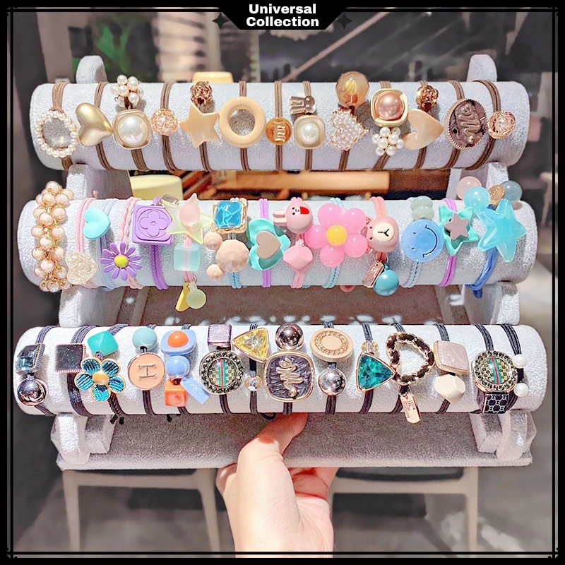 [UC] IKATAN RAMBUT KOREA IMPORT / IKAT RAMBUT KARET MOTIF KOREA STYLE / AKSESORIS RAMBUT KOREA / KAR