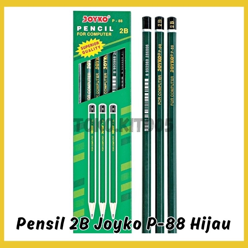 

Pensil 2B Joyko P-88 Hijau (Pcs)