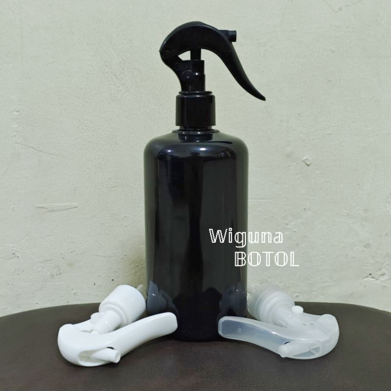 Botol Spray 500ml Hitam / Botol Triger 500ml Hitam