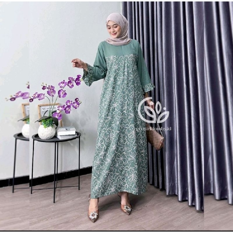 Daster Batik Jumbo Busui LD 130cm