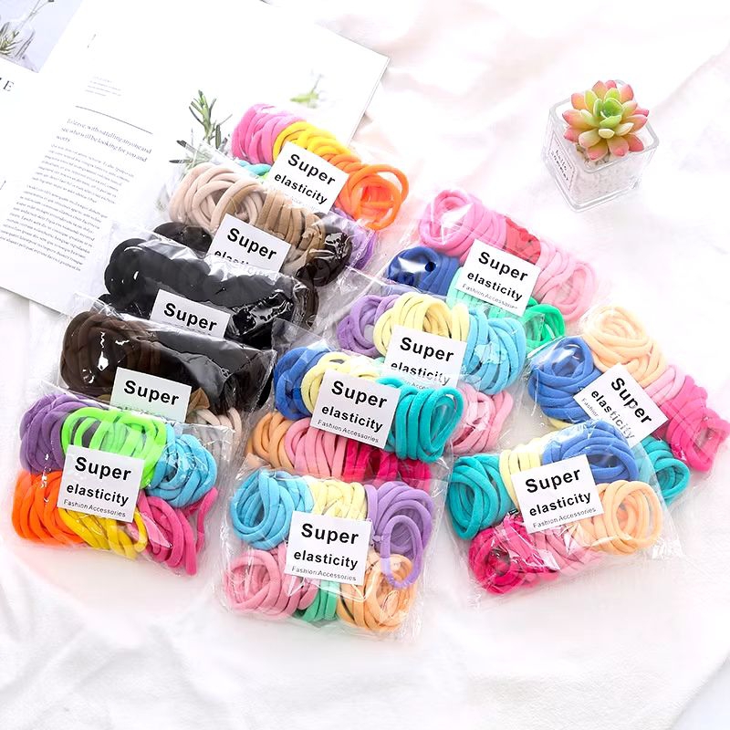 [UC] 50PCS / SET IKAT RAMBUT DONAT TOWEL RING / KUNCIR RAMBUT DONAT BESAR
