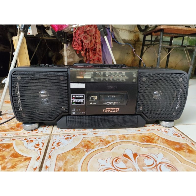 Radio Tipe Casset Grand Compo Sharp T351Z Antik langka mempesona suara menggelegar menawan hati