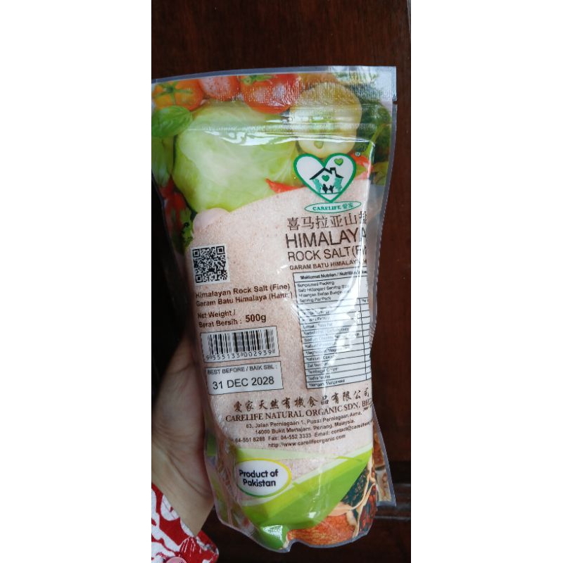 

Himalayan rock salt berat 500gr