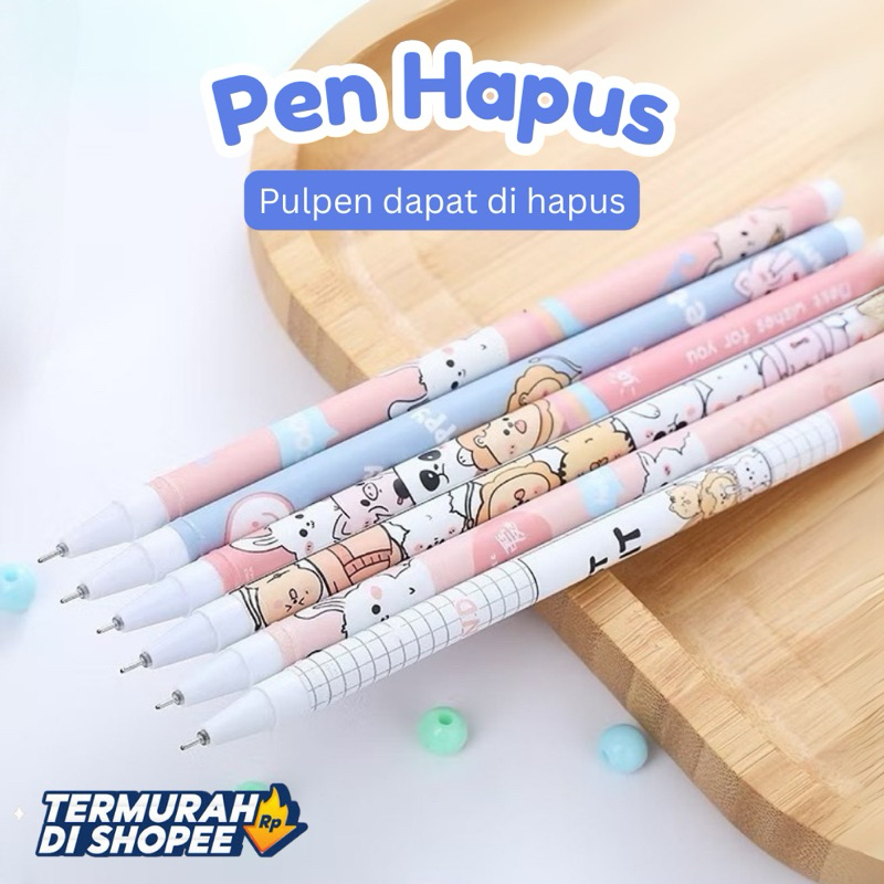 

[EDUFUNTOYS] Pulpen Bisa Dihapus Magic Erasable Pen Bolpen Gel Ajaib Lucu