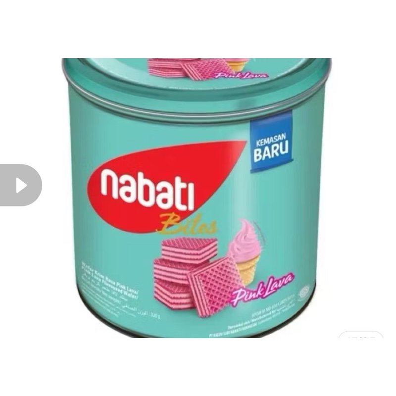 

nabati wafer kaleng dan bites