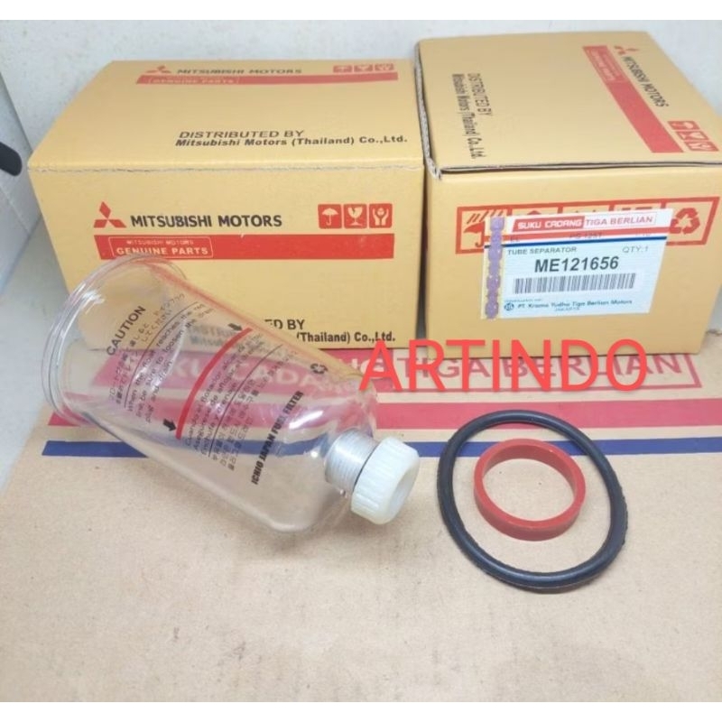 Tabung Separator Solar Bawah Kaca Filter Solar Bawah Mitsubishi PS125 Turbo Canter