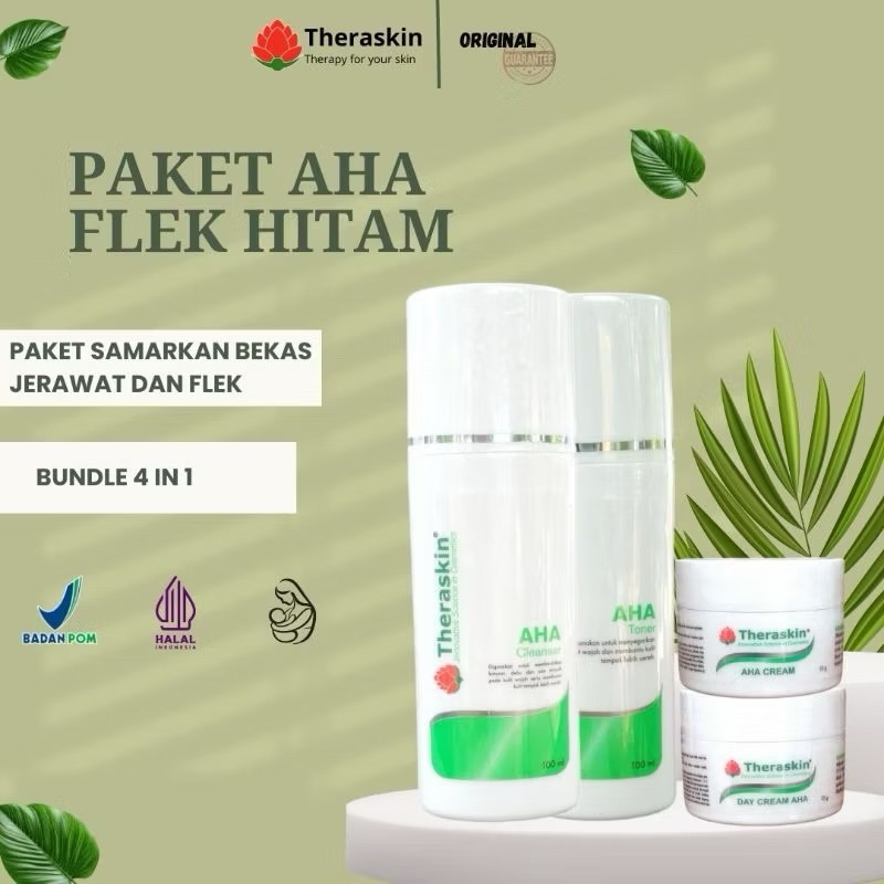 Theraskin Paket AHA Penghilang Flek Hitam Membandel