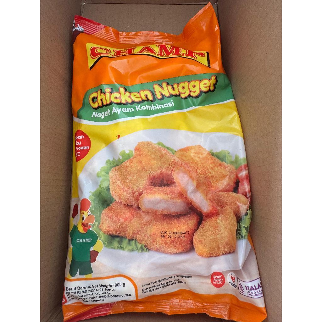 

CHAMP CHICKEN NUGGET 900GR , 450GR, & 225GR