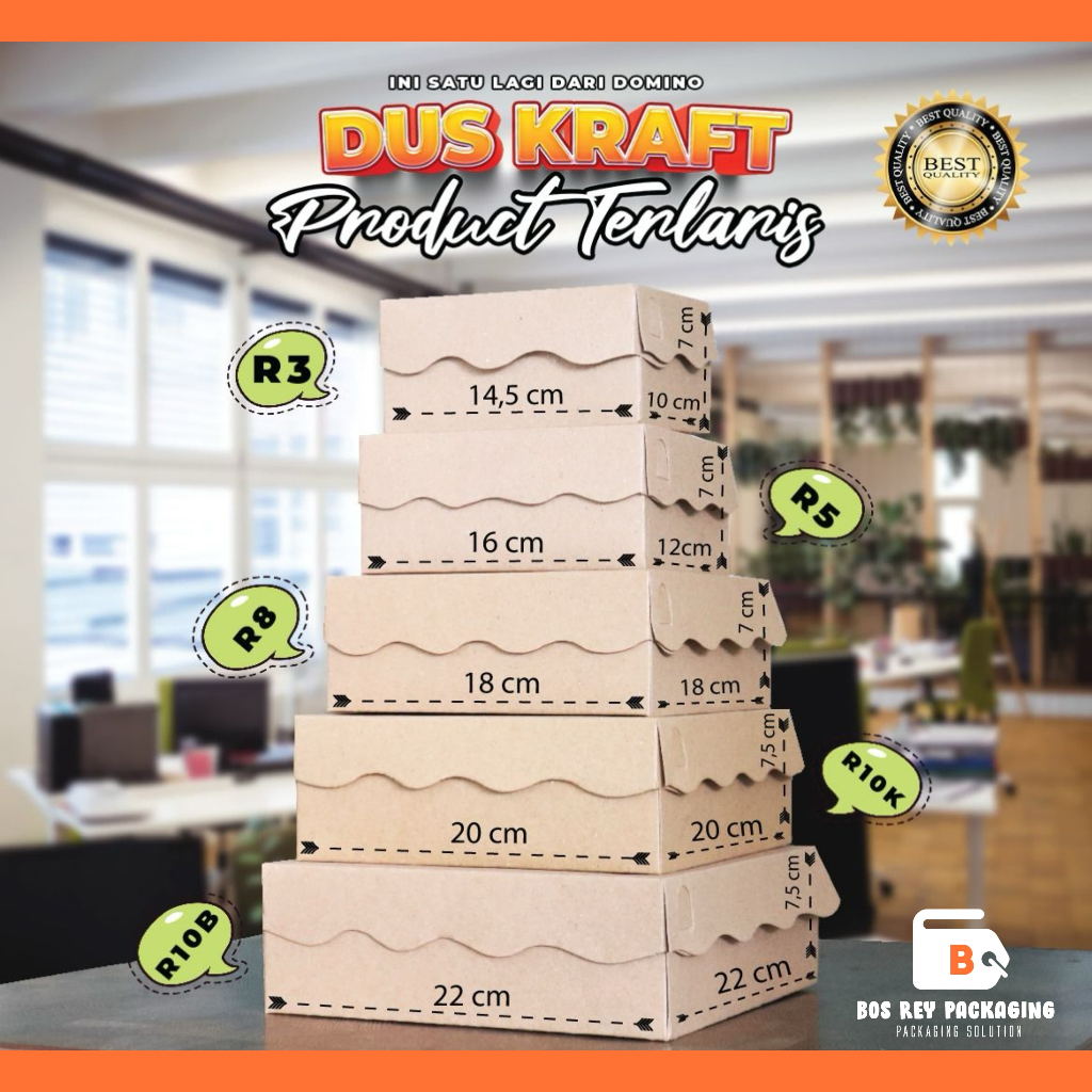 KARDUS SNACK BOX KUE KEMASAN BOX JAJAN RENDA POLOS
