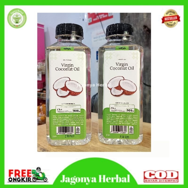 

EXTRA VIRGIN COCONUT OIL (VCO) 500 ML SAFIYA - MINYAK KELAPA MURNI KAYA MANFAAT